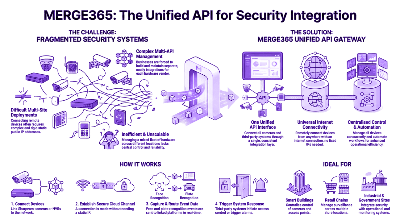 Merge365 Security Integration Infographic